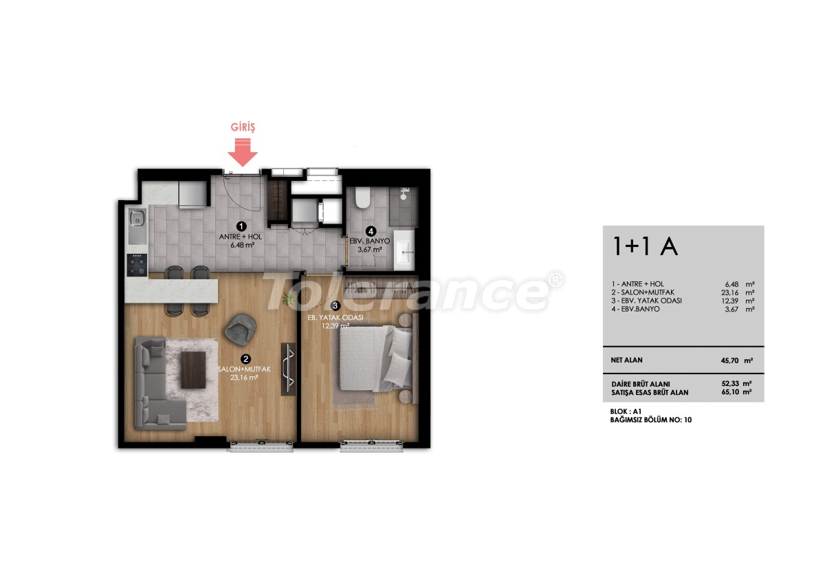 Квартира от застройщика в Багджылар, Стамбул в рассрочку: купить недвижимость в Турции - 58052