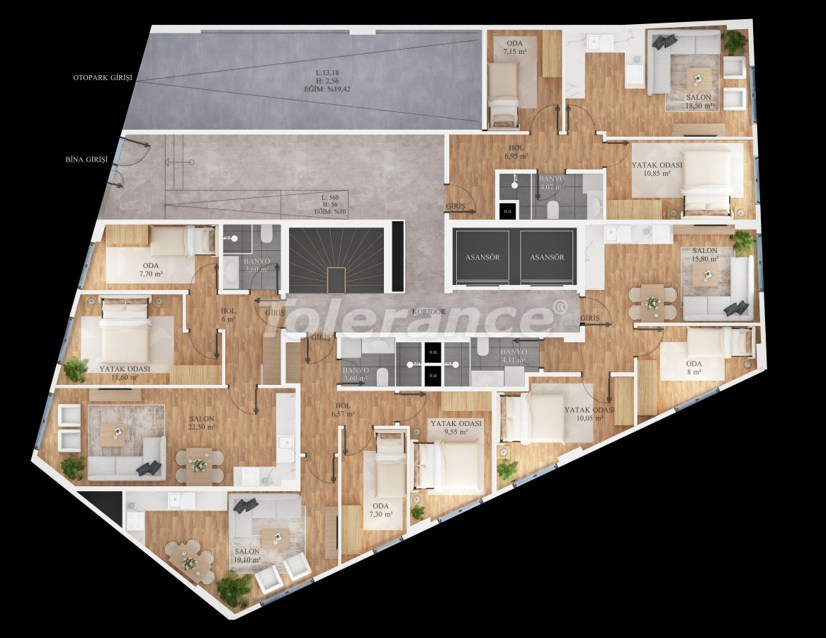 Квартира от застройщика в Бейоглу, Стамбул: купить недвижимость в Турции - 132488