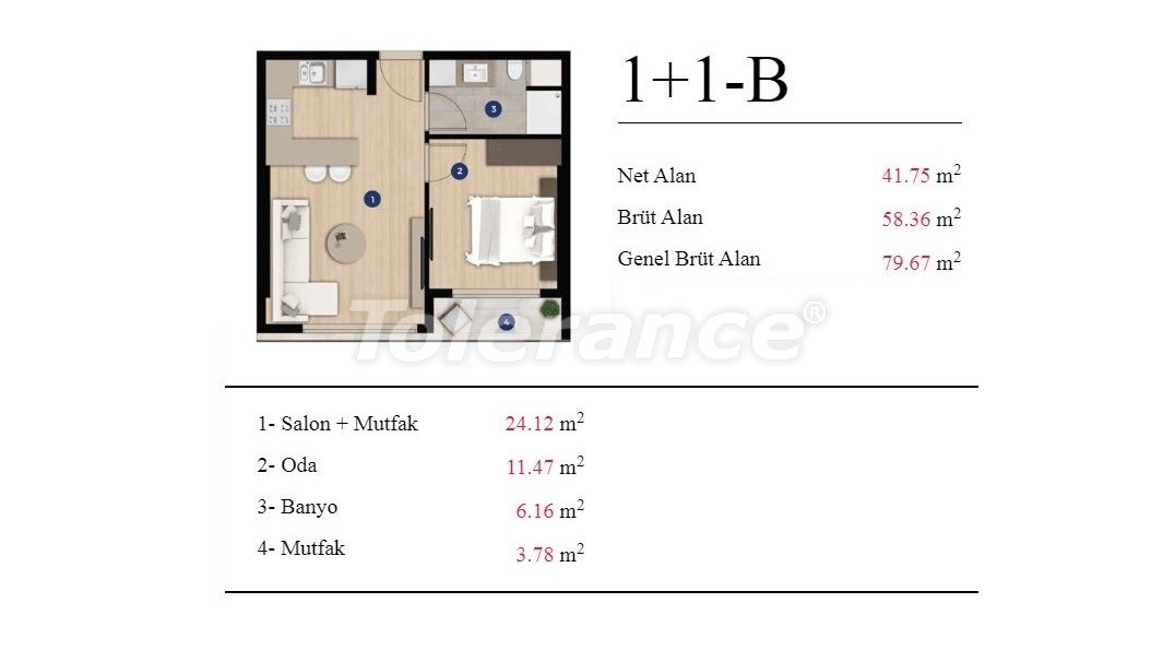 Квартира от застройщика в Борнова, Измир с бассейном в рассрочку: купить недвижимость в Турции - 25197