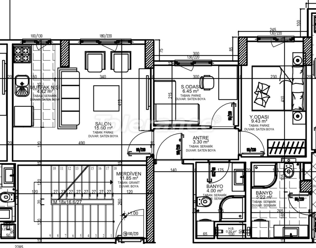Квартира от застройщика в Эйюп Султан, Стамбул с бассейном в рассрочку: купить недвижимость в Турции - 132165