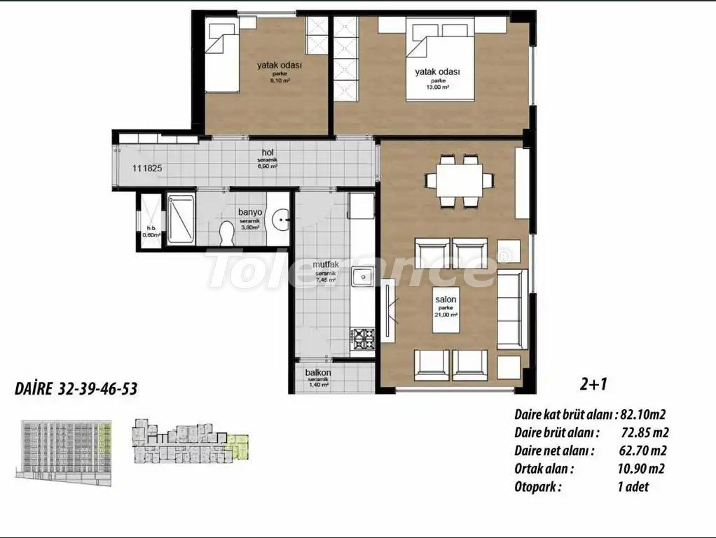 Квартира от застройщика в Эйюп Султан, Стамбул в рассрочку: купить недвижимость в Турции - 132283