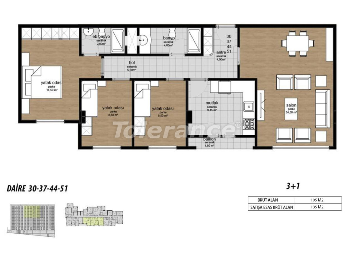 Квартира от застройщика в Эйюп Султан, Стамбул в рассрочку: купить недвижимость в Турции - 132288