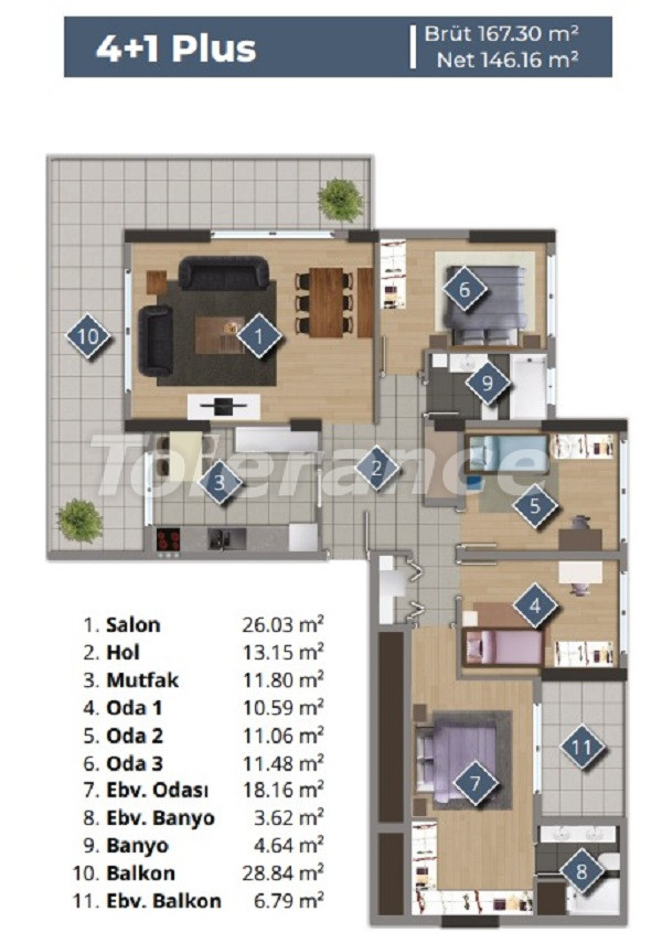 Квартира от застройщика в Измире с бассейном: купить недвижимость в Турции - 83366