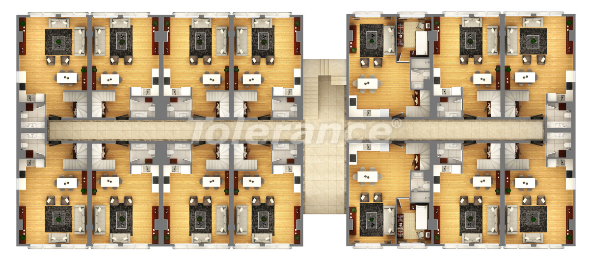 Квартира от застройщика в Кунду, Анталия с бассейном: купить недвижимость в Турции - 14892