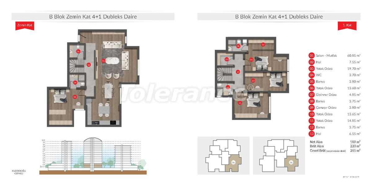 Квартира от застройщика в Лара, Анталия с бассейном в рассрочку: купить недвижимость в Турции - 135622