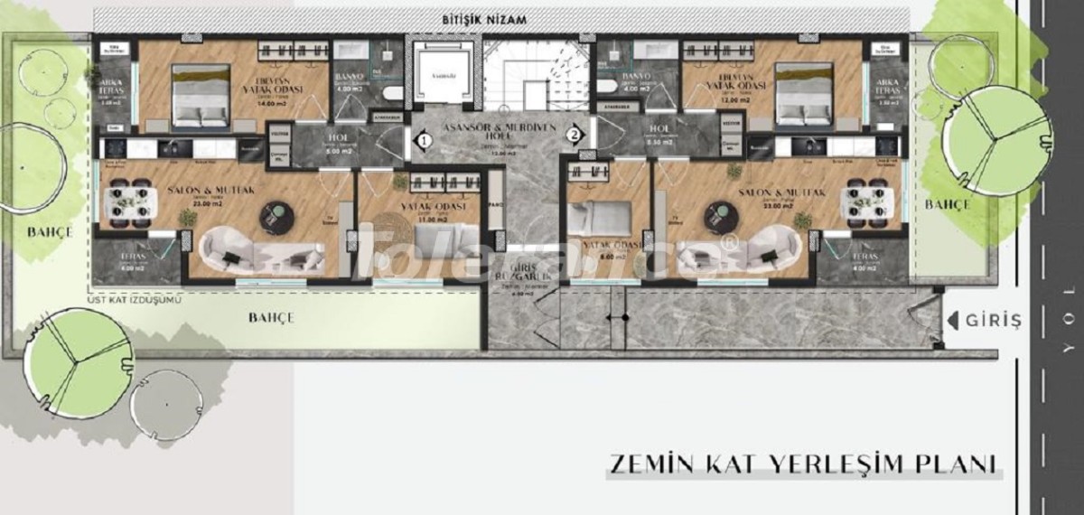 Квартира от застройщика в Лара, Анталия: купить недвижимость в Турции - 51034