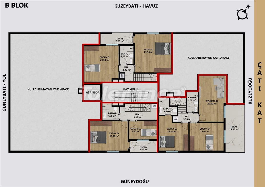 Квартира от застройщика в Муратпаша, Анталия с бассейном в рассрочку: купить недвижимость в Турции - 132180
