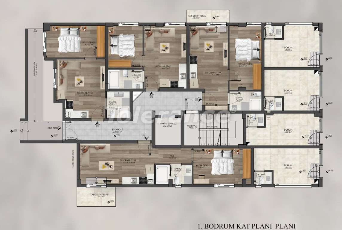 Квартира от застройщика в Муратпаша, Анталия в рассрочку: купить недвижимость в Турции - 132250