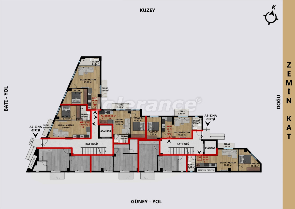 Квартира от застройщика в Муратпаша, Анталия в рассрочку: купить недвижимость в Турции - 134323