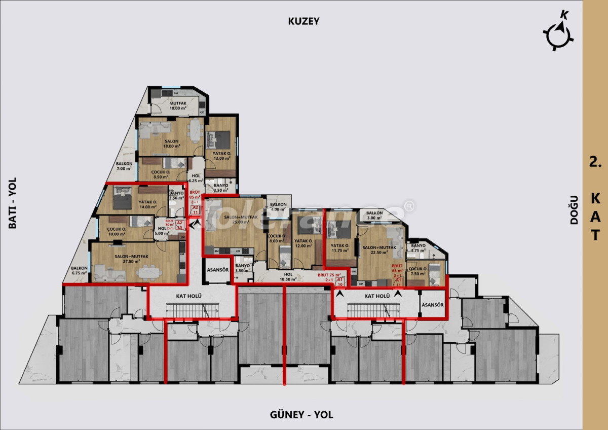 Квартира от застройщика в Муратпаша, Анталия в рассрочку: купить недвижимость в Турции - 134325