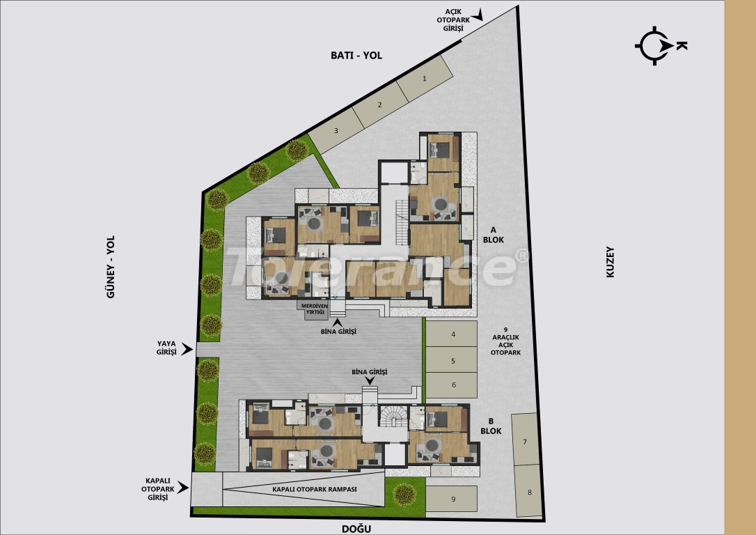 Квартира от застройщика в Муратпаша, Анталия в рассрочку: купить недвижимость в Турции - 138001