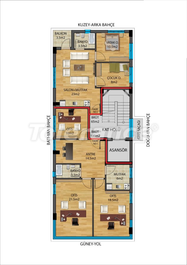 Квартира от застройщика в Муратпаша, Анталия: купить недвижимость в Турции - 27340