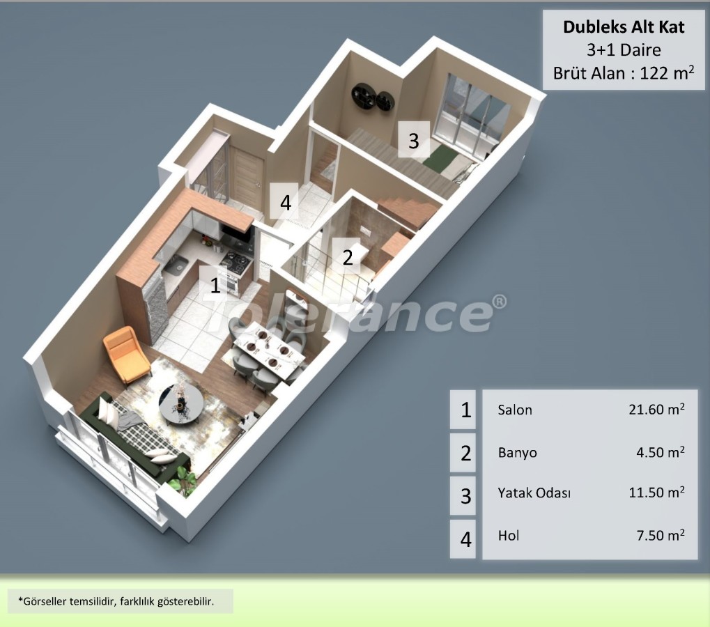 Квартира от застройщика в Муратпаша, Анталия: купить недвижимость в Турции - 51773