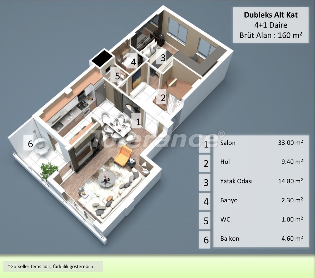 Квартира от застройщика в Муратпаша, Анталия: купить недвижимость в Турции - 51774