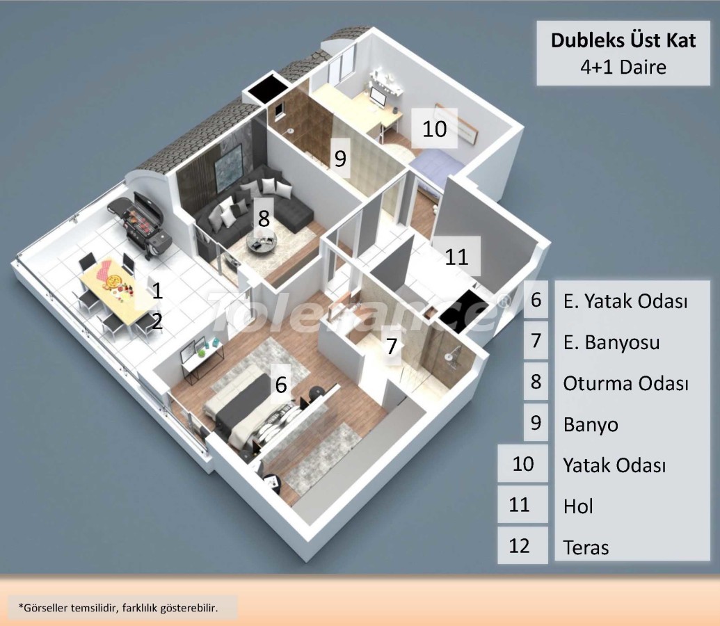 Квартира от застройщика в Муратпаша, Анталия в рассрочку: купить недвижимость в Турции - 52570
