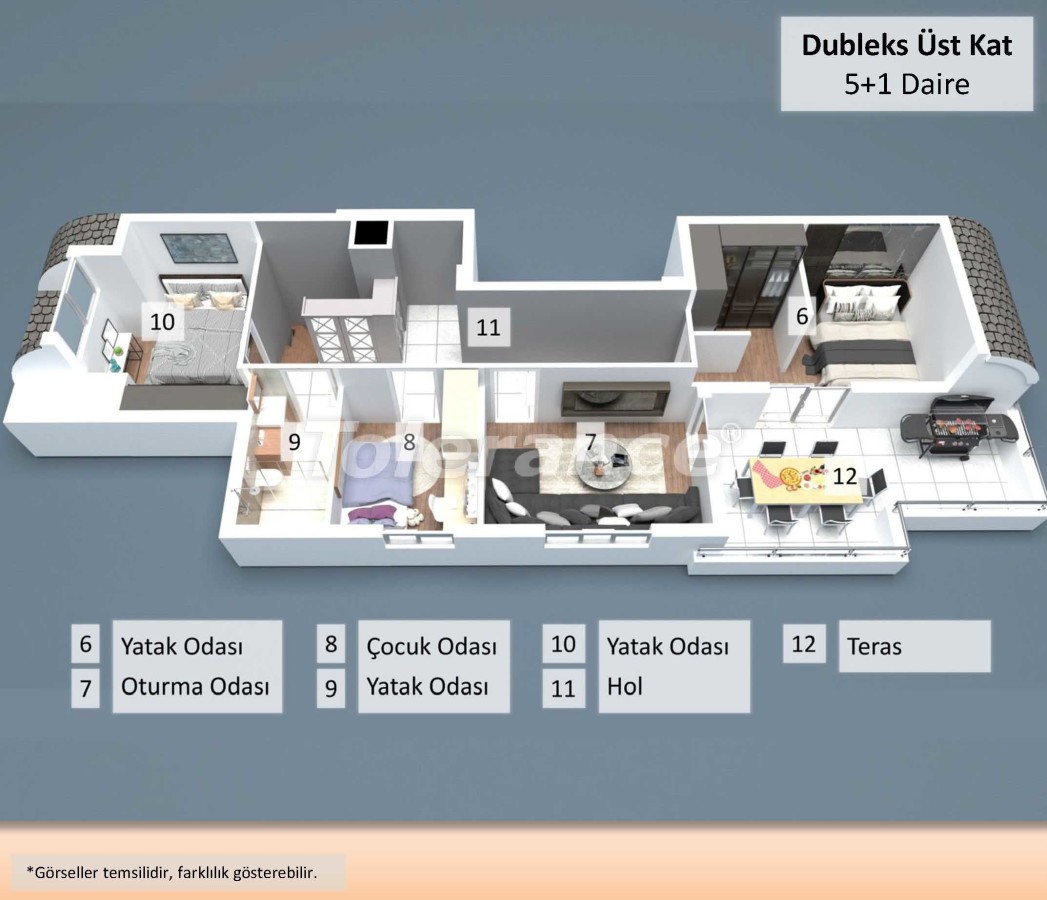Квартира от застройщика в Муратпаша, Анталия в рассрочку: купить недвижимость в Турции - 52571