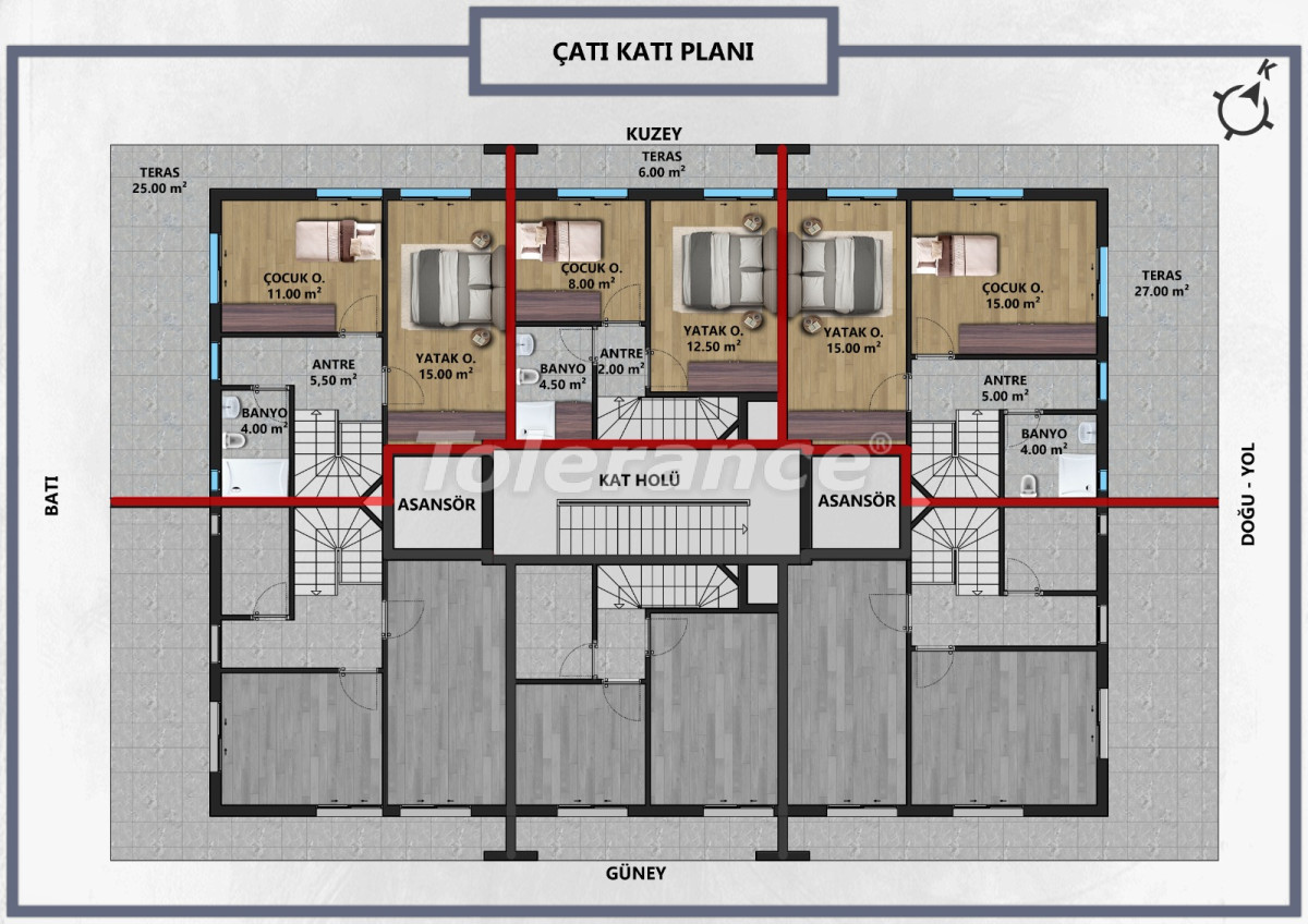Квартира от застройщика в Муратпаша, Анталия: купить недвижимость в Турции - 66227