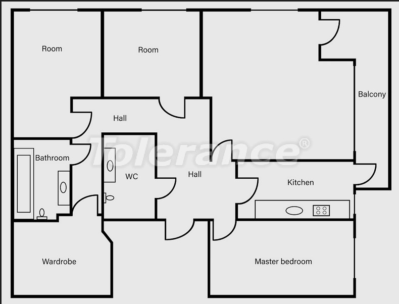 Квартира в Муратпаша, Анталия: купить недвижимость в Турции - 98595