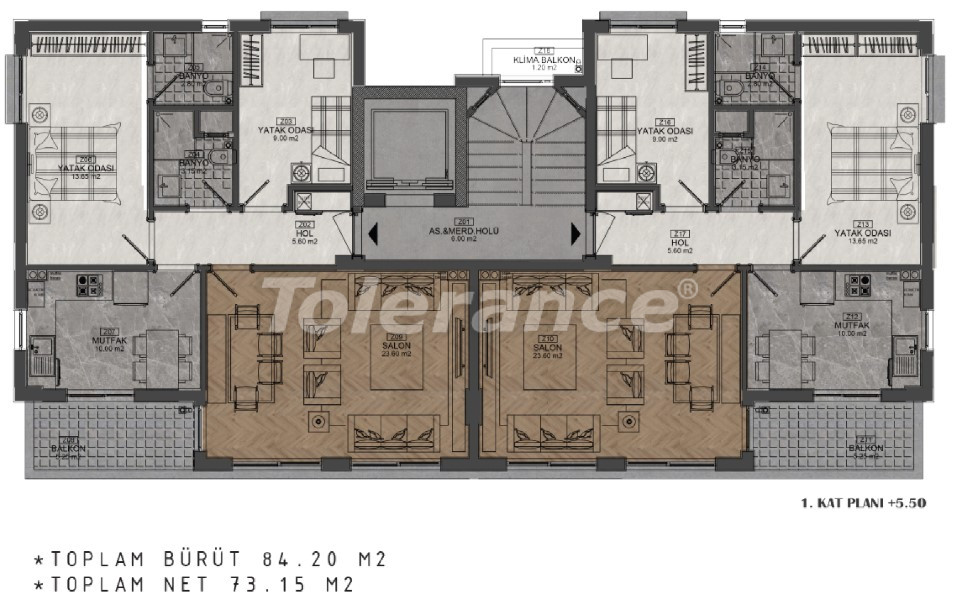 Квартира от застройщика в Муратпаша, Анталия в рассрочку: купить недвижимость в Турции - 99980