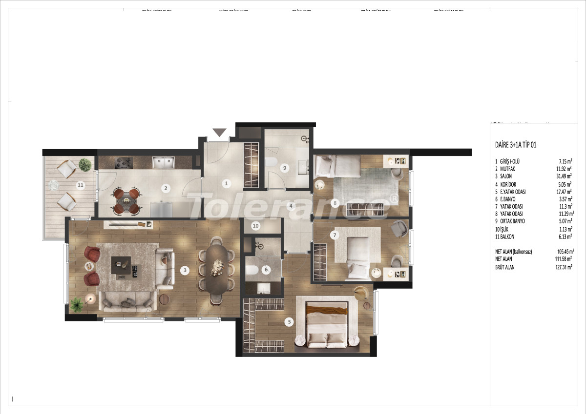 Квартира от застройщика в Пендик, Стамбул вид на море в рассрочку: купить недвижимость в Турции - 132536