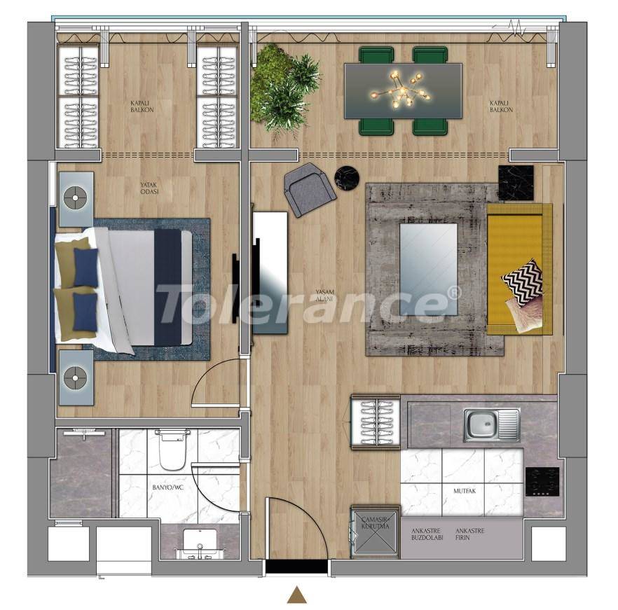 Квартира в Сарыер, Стамбул: купить недвижимость в Турции - 27429
