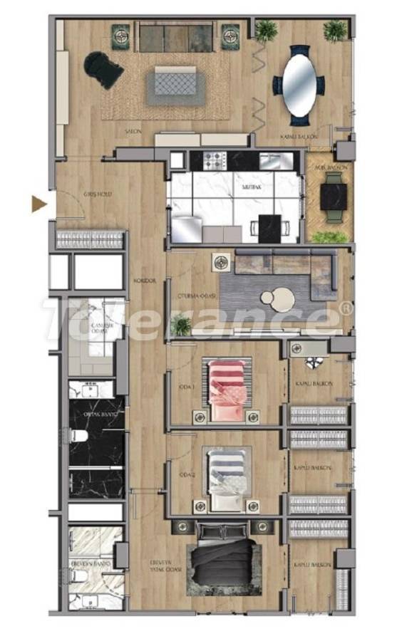 Квартира в Сарыер, Стамбул: купить недвижимость в Турции - 27436