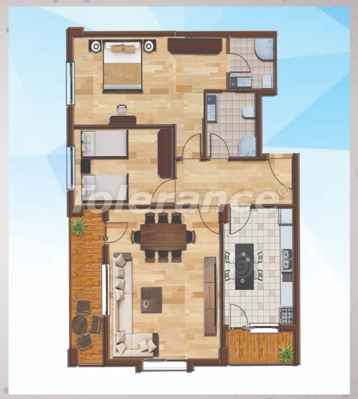 Квартира в Силиври, Стамбул с бассейном: купить недвижимость в Турции - 20659
