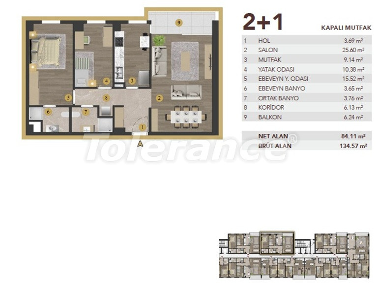 Квартира от застройщика в Топкапы, Стамбул с бассейном в рассрочку: купить недвижимость в Турции - 132769