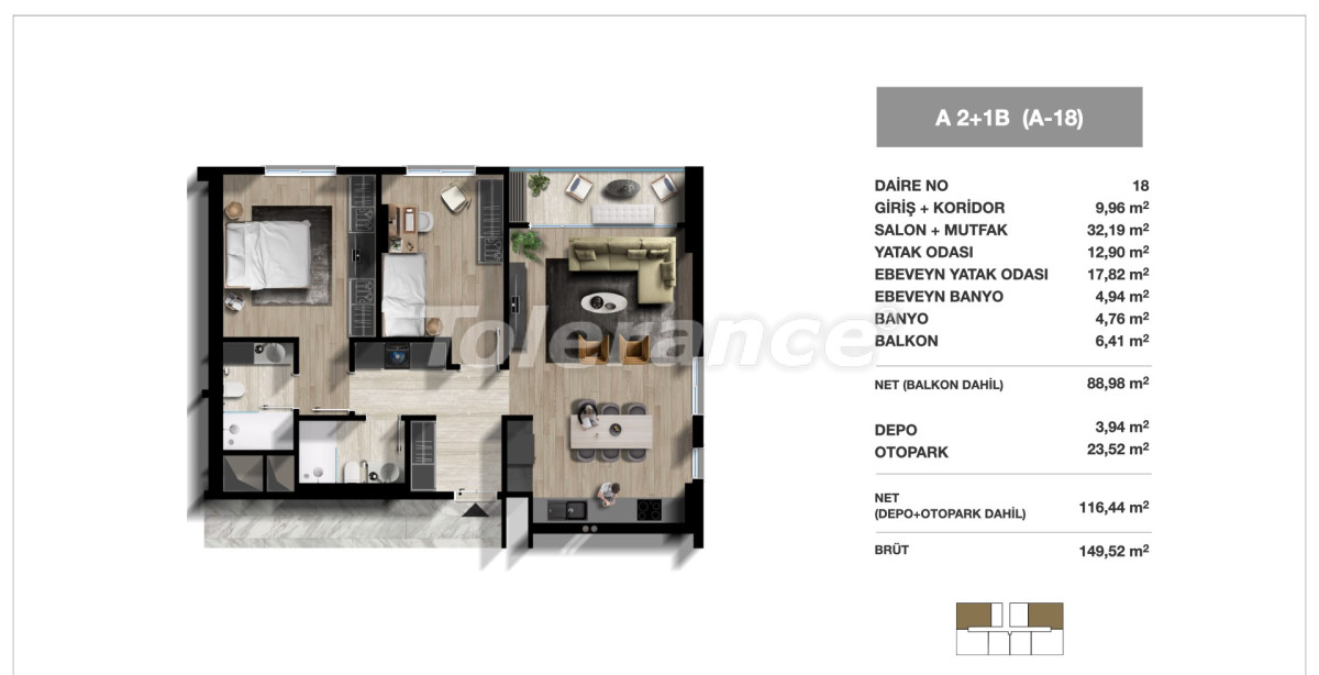 Квартира от застройщика в Топкапы, Стамбул с бассейном в рассрочку: купить недвижимость в Турции - 133307