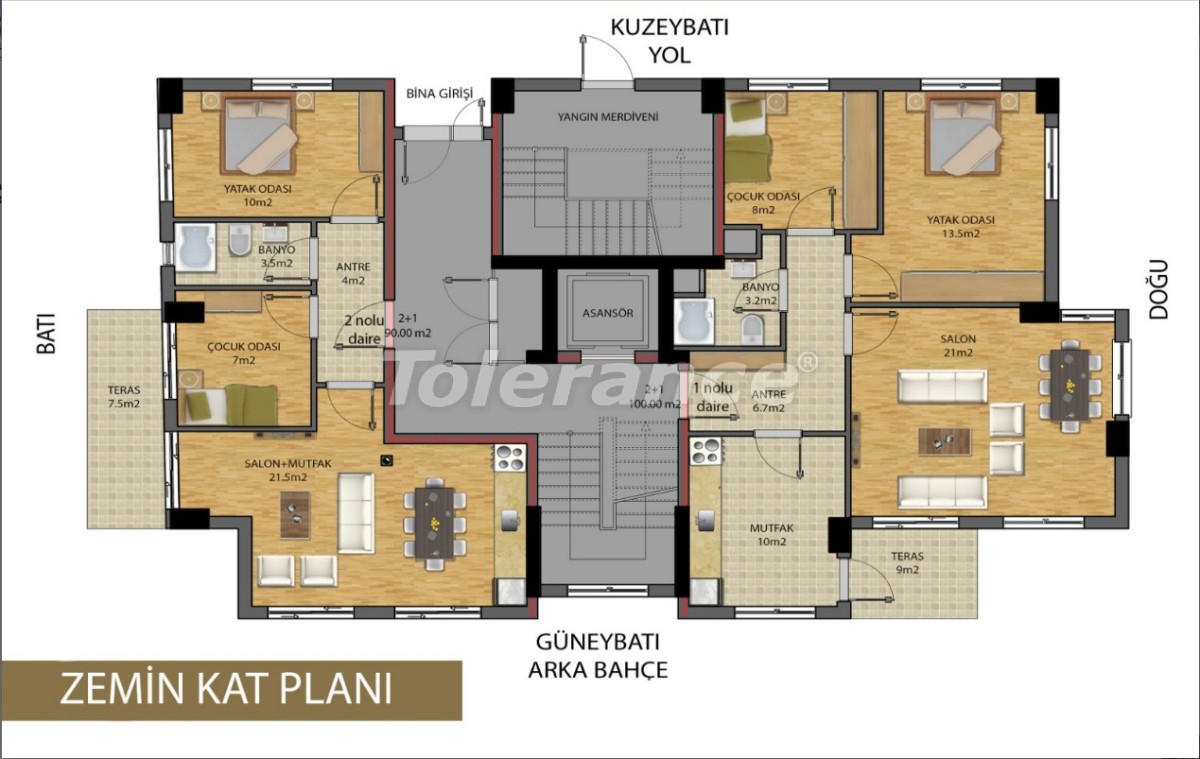 Квартира от застройщика в Центре, Анталия в рассрочку: купить недвижимость в Турции - 15686