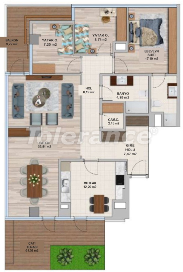 Квартира от застройщика в Умрание, Стамбул с бассейном в рассрочку: купить недвижимость в Турции - 131182