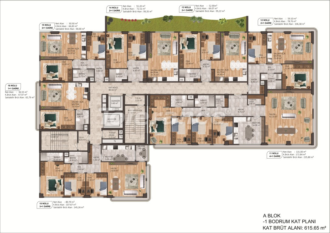 Квартира от застройщика в Ускюдар, Стамбул с бассейном в рассрочку: купить недвижимость в Турции - 132707