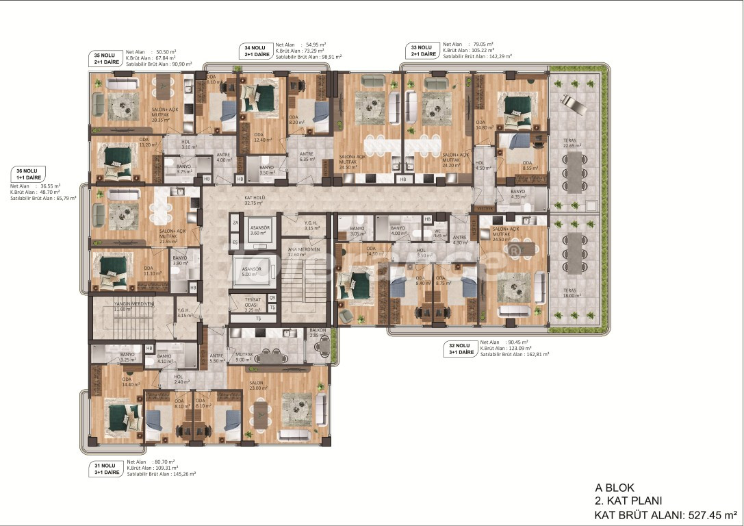 Квартира от застройщика в Ускюдар, Стамбул с бассейном в рассрочку: купить недвижимость в Турции - 132708