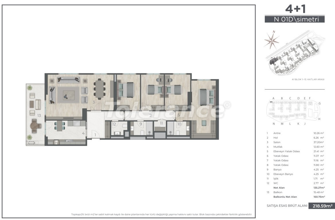 Квартира от застройщика в Зейтинбурну, Стамбул с бассейном в рассрочку: купить недвижимость в Турции - 132276