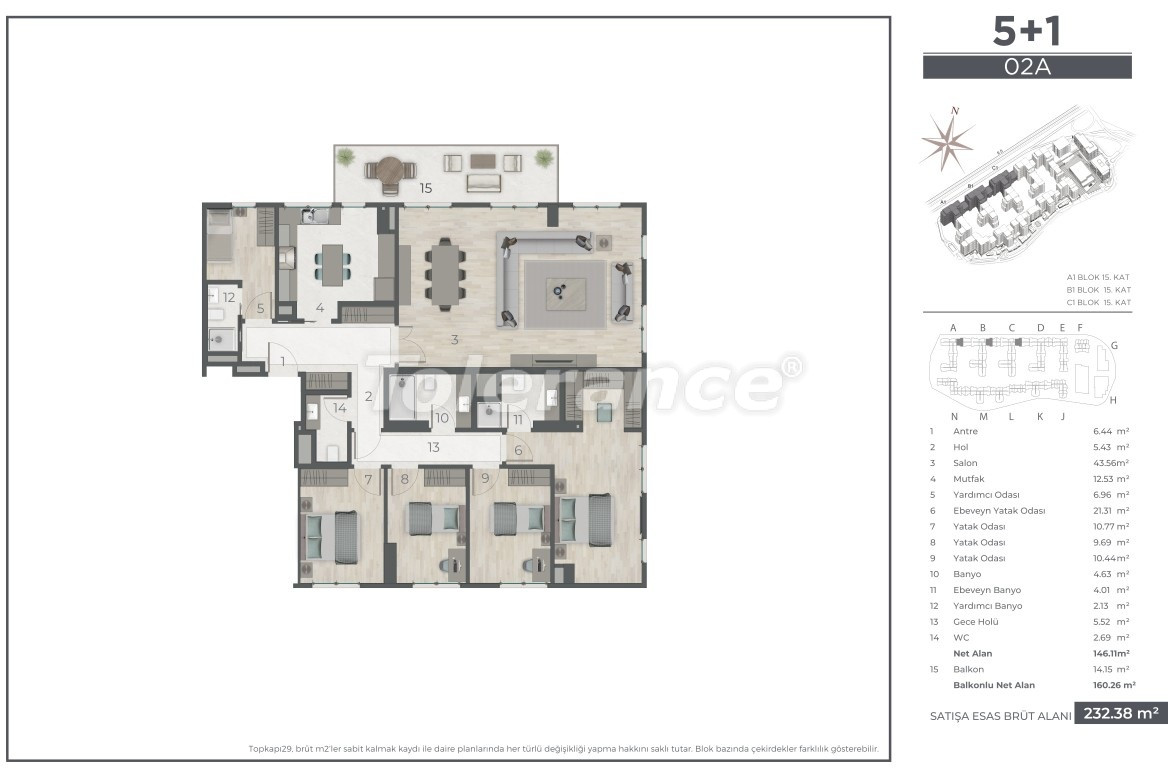 Квартира от застройщика в Зейтинбурну, Стамбул с бассейном в рассрочку: купить недвижимость в Турции - 132277