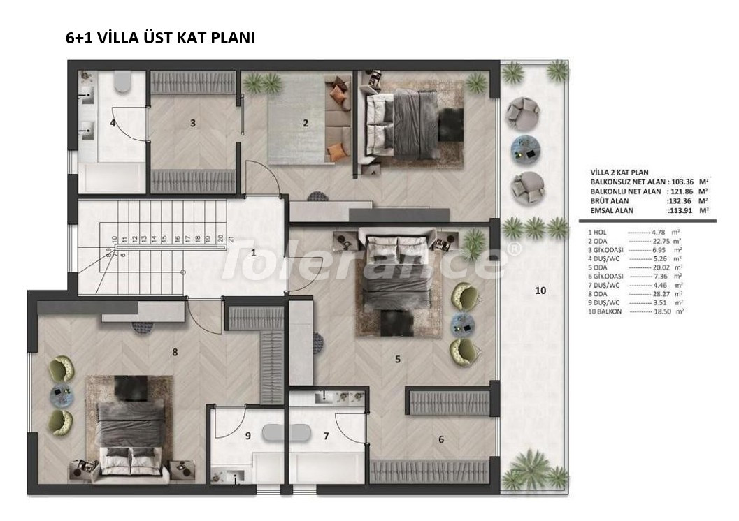 Вилла или дом от застройщика в Алтынташ, Анталия с бассейном в рассрочку: купить недвижимость в Турции - 135986