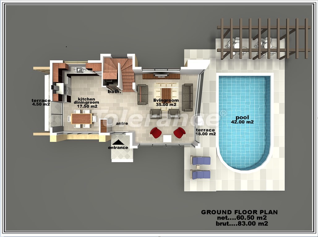 Вилла или дом от застройщика в Центр Белека, Белек с бассейном: купить недвижимость в Турции - 16593