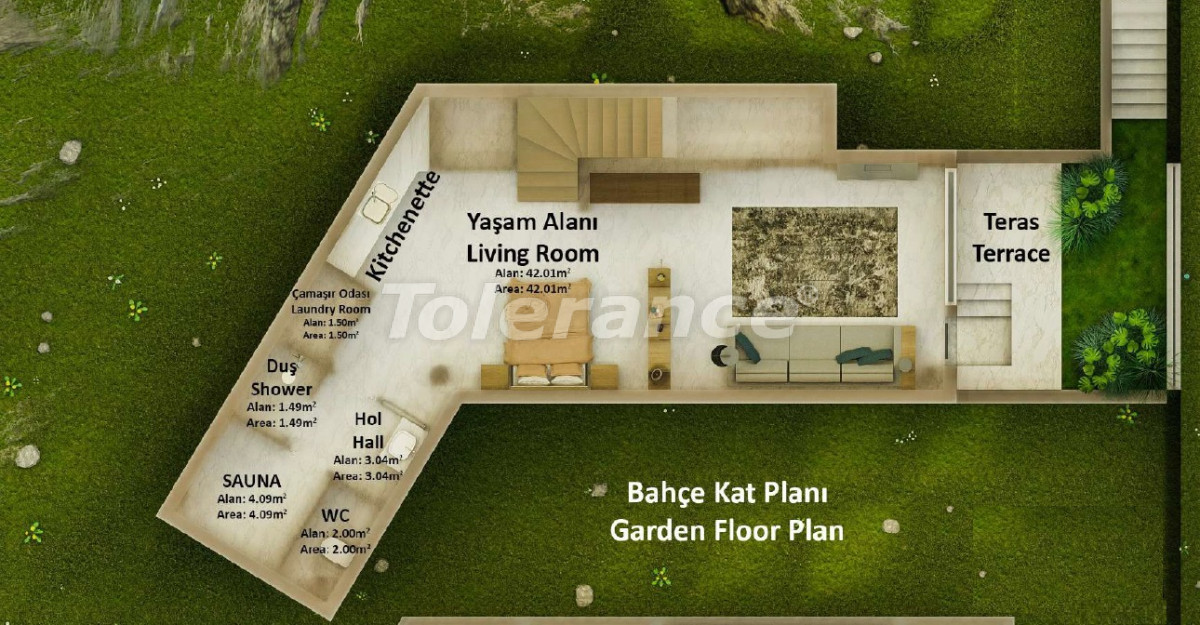 Вилла или дом от застройщика в Бодруме вид на море с бассейном в рассрочку: купить недвижимость в Турции - 68725