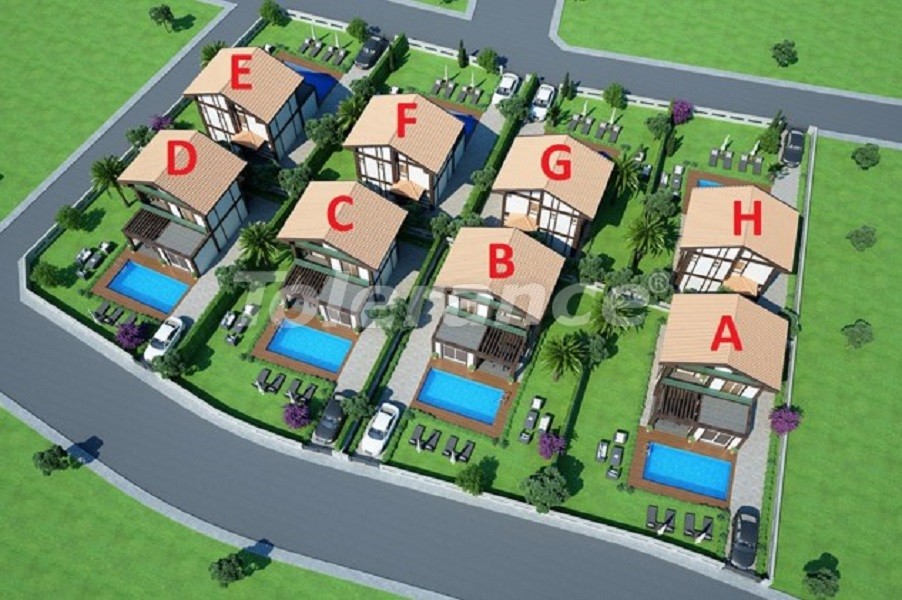 Вилла или дом в Фетхие с бассейном: купить недвижимость в Турции - 28767