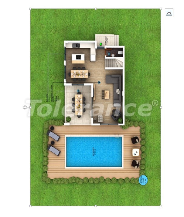 Вилла или дом в Фетхие с бассейном: купить недвижимость в Турции - 28768