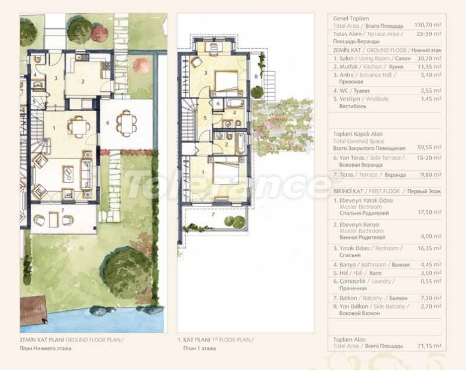 Вилла или дом от застройщика в Фетхие вид на море с бассейном: купить недвижимость в Турции - 41751