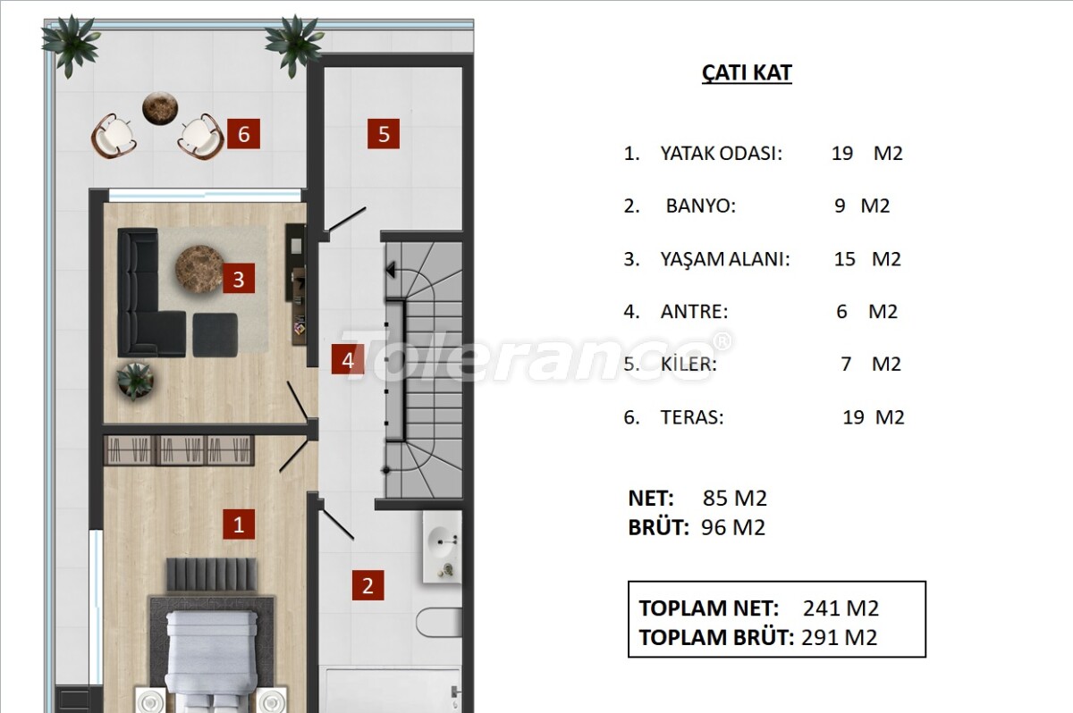 Вилла или дом от застройщика в Коньяалты, Анталия с бассейном: купить недвижимость в Турции - 59452