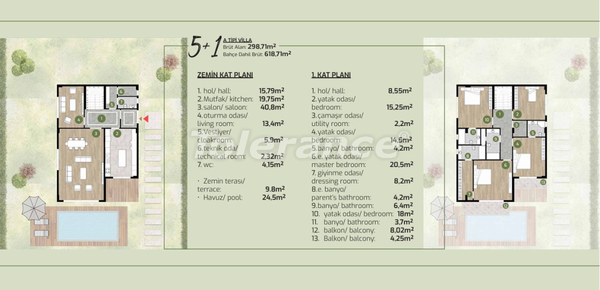 Вилла или дом от застройщика в Силиври, Стамбул вид на море с бассейном в рассрочку: купить недвижимость в Турции - 133471