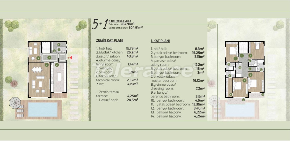 Вилла или дом от застройщика в Силиври, Стамбул вид на море с бассейном в рассрочку: купить недвижимость в Турции - 133472