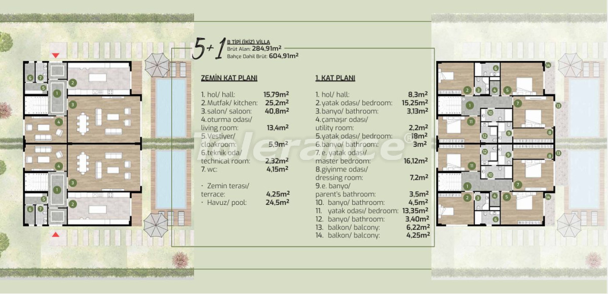 Вилла или дом от застройщика в Силиври, Стамбул вид на море с бассейном в рассрочку: купить недвижимость в Турции - 133473