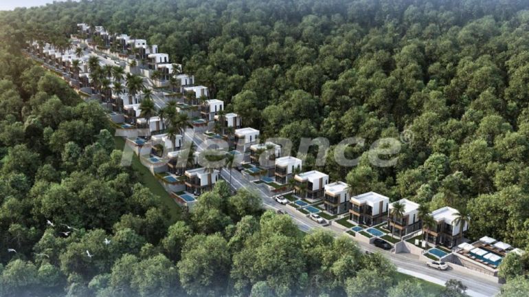 Вилла или дом от застройщика в Адабюкю, Бодрум вид на море с бассейном в рассрочку: купить недвижимость в Турции - 80008