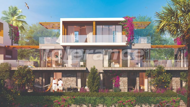 Вилла или дом от застройщика в Бодруме вид на море с бассейном: купить недвижимость в Турции - 67297