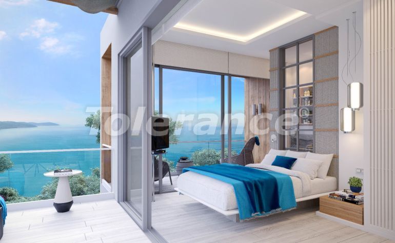 Вилла или дом от застройщика в Бодруме вид на море с бассейном: купить недвижимость в Турции - 67313