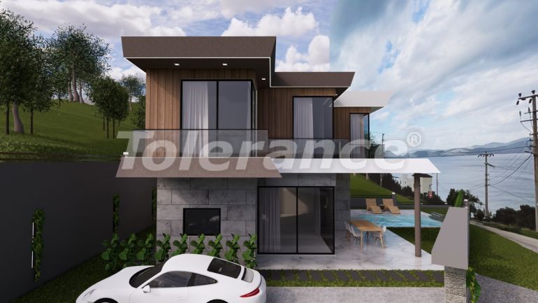 Вилла или дом от застройщика в Бодруме вид на море с бассейном: купить недвижимость в Турции - 68073