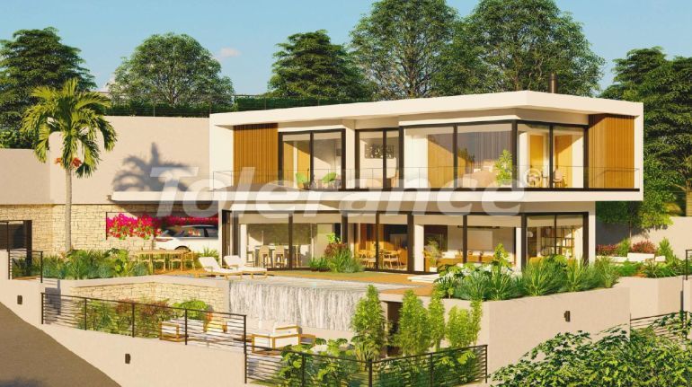 Вилла или дом от застройщика в Бодруме вид на море с бассейном: купить недвижимость в Турции - 68709